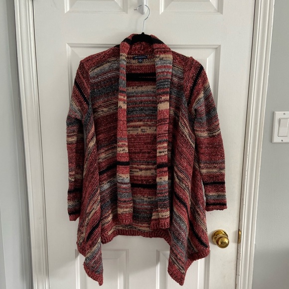 AE Multicolour Waterfall Cascading Cardigan - Picture 1 of 3